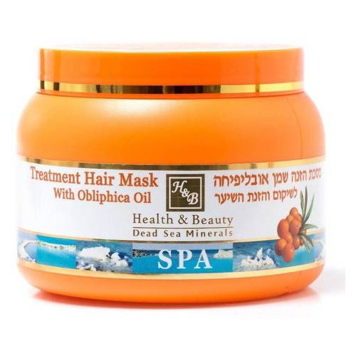Маска Health & Beauty для всех типов волос с облепиховым маслом, 250 мл 843274 фото №1