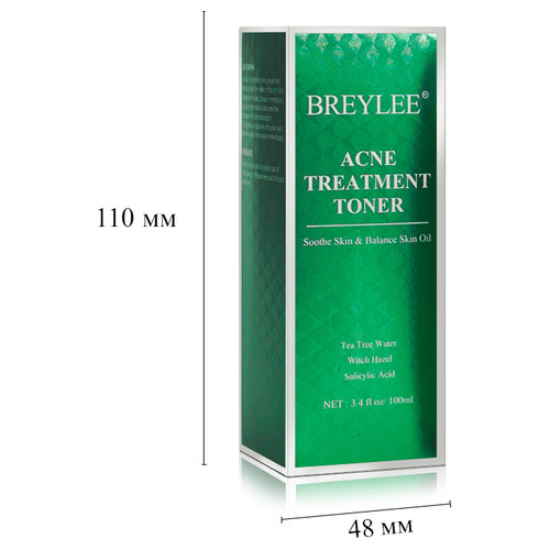 Тонік для лікування акне Breylee Acne Treatment Toner 100 мл. фото №4