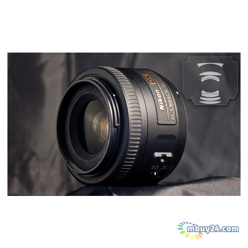 Об'єктив Nikon 35mm f / 1.8G AF-S DX офіційна гарантія фото №6