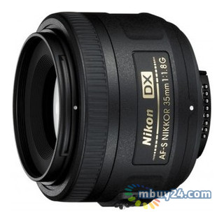 Об'єктив Nikon 35mm f / 1.8G AF-S DX офіційна гарантія фото №1