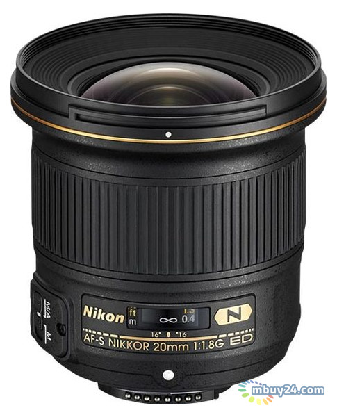 Об'єктив Nikon ED AF-S 20mm f/1.8G (JAA138DA) фото №1