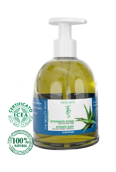 Жидкое мыло для интимной гигиены Bioearth Beauty Seed Травяная формула 250 мл (8029182007197) фото №1
