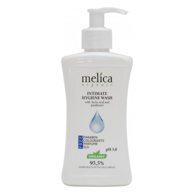 Гель для інтимної гігієни Melica organic з молочною кислотою та пантенолом 300 мл (4770416342112) фото №1