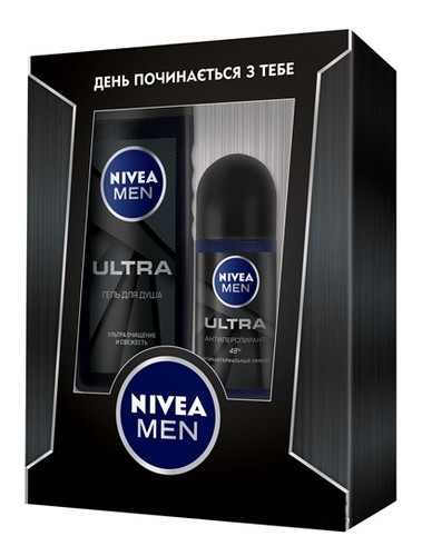 Набор мужской Nivea Ultra 2018 (антиперспирант + гель для душа) 608291 фото №1