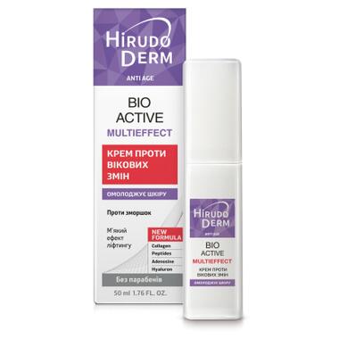 Крем для обличчя Біокон Hirudo Derm Anti Age Bio Active Multieffect Проти вікових змін 50 мл (4820008319111) фото №1