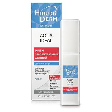 Крем для обличчя Біокон Hirudo Derm Extra Dry Aqua Ideal Зволожувальний денний 50 мл (4820008319036) фото №1