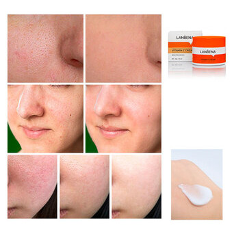 Крем для обличчя LANBENA Cream 50 г Vitamin C заспокоює та живить шкіру обличчя фото №3