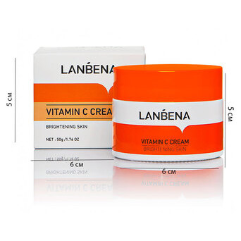 Крем для обличчя LANBENA Cream 50 г Vitamin C заспокоює та живить шкіру обличчя фото №2
