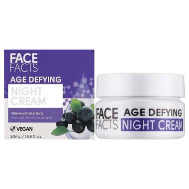 Крем для обличчя Face Facts Age Defying Night Cream Антивіковий нічний 50 мл (5031413914009) фото №1