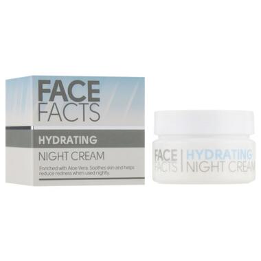 Крем для обличчя Face Facts Hydrating Night Cream Зволожувальний нічний 50 мл (5031413913019) фото №1