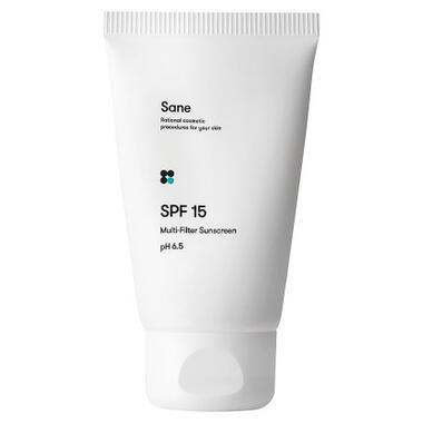 Крем для обличчя Sane SPF 15 Multi-Filter Sunscreen pH 6.5 Денний 40 мл (4820266830069) фото №1