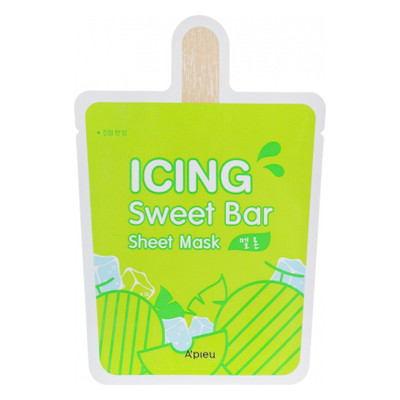 Маска для обличчя A'pieu Icing Sweet Bar Sheet Mask Melon диня 21 г фото №1