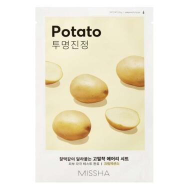 Маска для обличчя Missha Airy Fit Potato Sheet Mask Картопля 19 г (8809581454767) фото №1