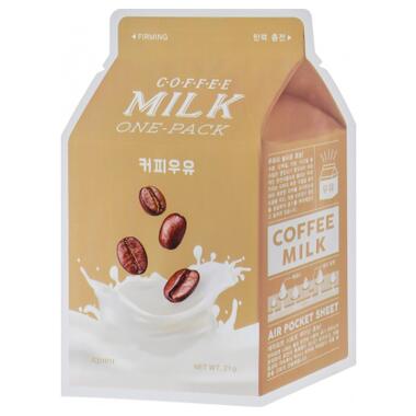Маска для обличчя A'pieu Coffee Milk One-Pack 21 г (8806185780285) фото №1