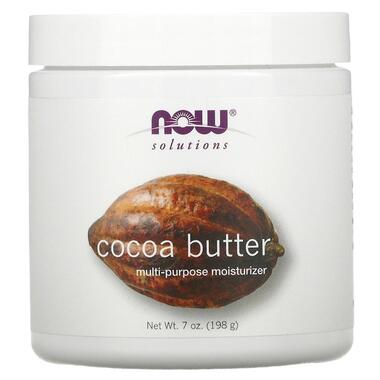 Масло для тіла NOW Cocoa Butter 198 грам масло какао фото №1