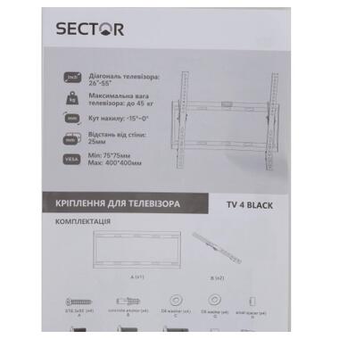 Кронштейн Sector TV 4 Black фото №10
