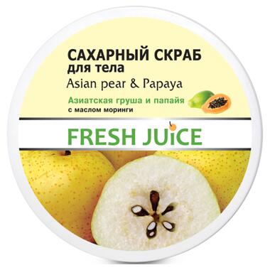 Скраб для тіла Fresh Juice Asian Pear & Papaya цукровий 225 мл (4823015936418) фото №1