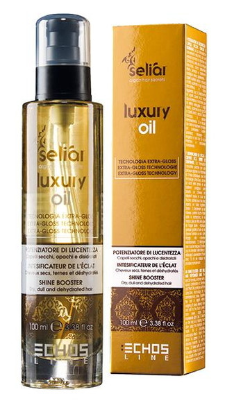 Масло Echosline с эффектом ламинирования для сухих, тусклых и обезвоженных волос Seliar Luxury 100 мл фото №1