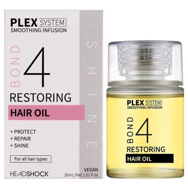 Олія для волосся Headshock Plex System Restoring Hair Oil №4 Відновлювальна 30 мл (5031413936032) фото №2