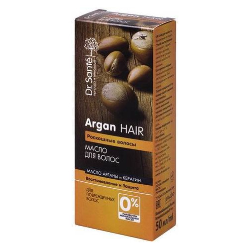 Масло для волос Dr.Sante Argan Hair, 50 мл 933097 фото №1