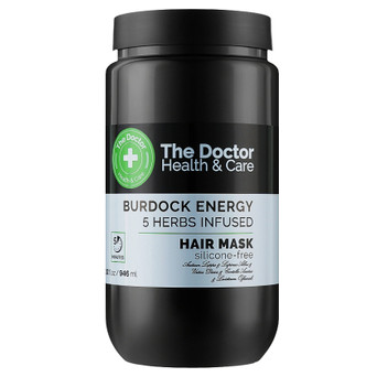 Маска для волосся The Doctor Health & Care Burdock Energy 5 Herbs Infused Реп'яхова сила 946 мл (8588006041620) фото №1
