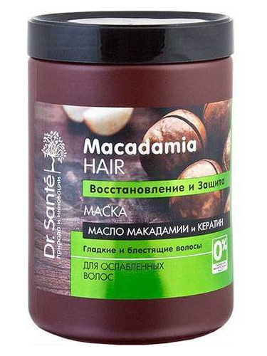 Маска Dr.Sante Macadamia Hair для ослабленных волос, 1 л 935329 фото №1
