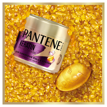 Маска для волосся Pantene Pro-V з кератином Поживний коктейль Об'ємні та міцні 300 мл (8001841622316) фото №8