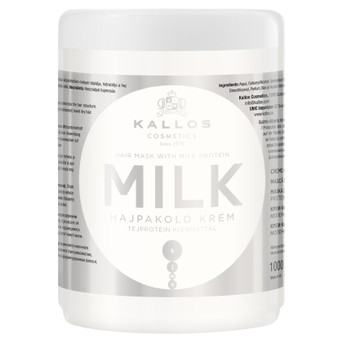 Маска для волосся Kallos Cosmetics Milk з молочним протеїном 1000 мл (5998889511395) фото №1