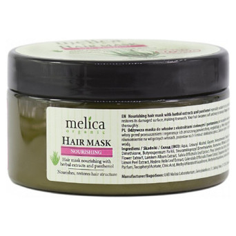 Маска для волосся Melica Organic живильна з рослинними екстрактами 350 мл (4770416003754) фото №3