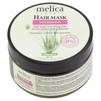 Маска для волосся Melica Organic живильна з рослинними екстрактами 350 мл (4770416003754) фото №2