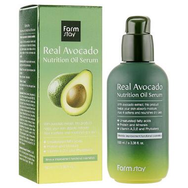 Сироватка для обличчя FarmStay Real Avocado Nutrition Oil Serum 100 мл (8809469776899) фото №2
