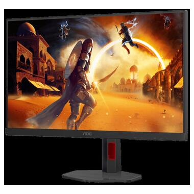 Монiтор TFT AOC 27 U27G4R IPS 4K 160Hz 400nit 2*HDMI DP Pivot USB Black/Red фото №3