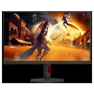 Монiтор TFT AOC 27 U27G4R IPS 4K 160Hz 400nit 2*HDMI DP Pivot USB Black/Red фото №2