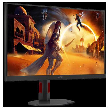 Монiтор TFT AOC 27 U27G4R IPS 4K 160Hz 400nit 2*HDMI DP Pivot USB Black/Red фото №9