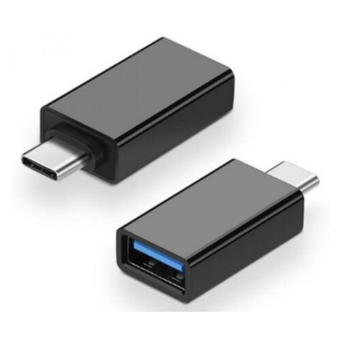 Перехідник ATcom USB-C to USB 3.0 AF OTG Black (11310) фото №1