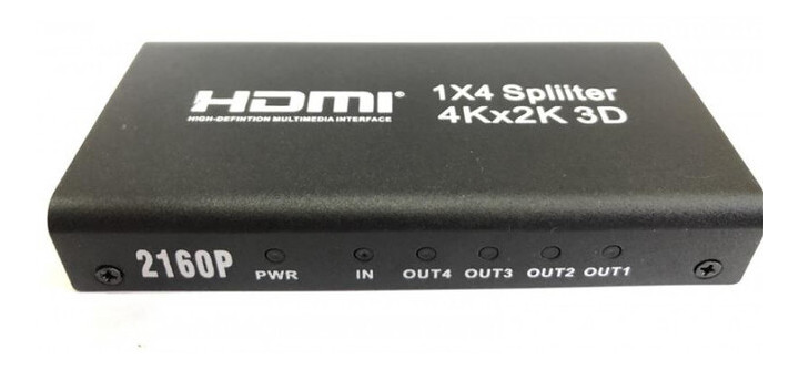 Спліттер ATcom HDMI 4 порти підтримка UHD 4K (15190) фото №1