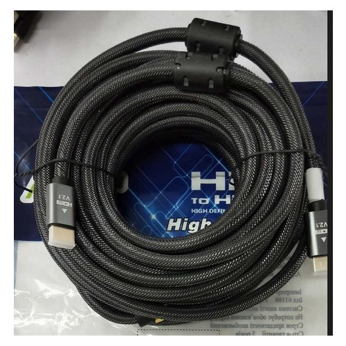 Кабель Atcom (23710) Premium HDMI-HDMI ver 2.1 4К 10м Black пакет фото №1