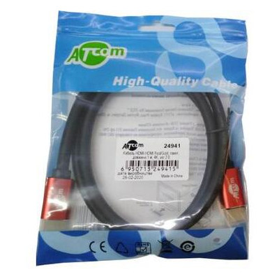Кабель мультимедійний Atcom HDMI to HDMI 10.0 м V2.0 (24910) фото №1