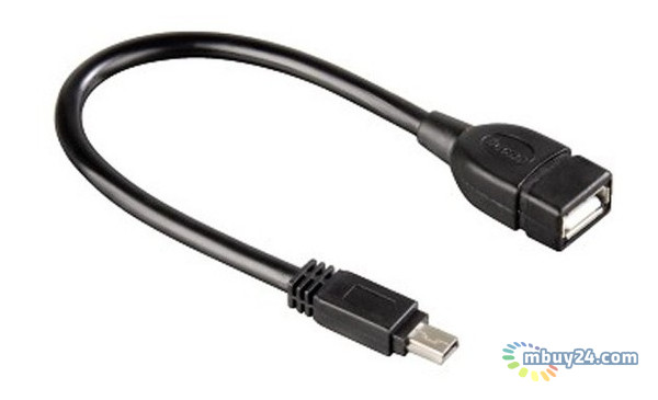Кабель Atcom USB 2.0 AF/Mini USB (5 pin) 0.1 м OTG (12822) фото №1