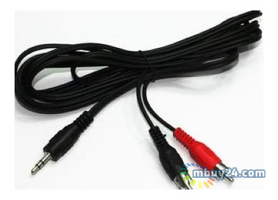Аудіо-кабель Atcom mini-jack 3.5мм(M) to 2xRCA-тюльпан(M) 3 м пакет фото №4