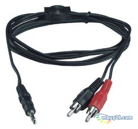 Аудіо-кабель Atcom mini-jack 3.5мм(M) to 2xRCA-тюльпан(M) 3 м пакет фото №1