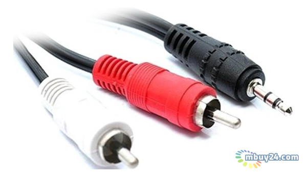 Аудіо-кабель Atcom mini-jack 3.5 мм (M) to 2xRCA-тюльпан (M) 5 м пакет фото №1