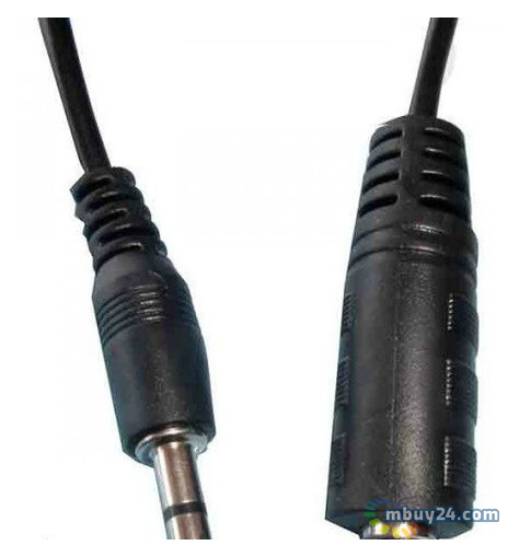 Аудіо-кабель Atcom mini-jack 3.5 мм (M) to mini-jack 3.5 мм (F) 1,8 м фото №1