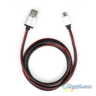 Дата кабель Vinga USB 2.0 AM - Micro 5P 1 м black (VCPDCMLS1BK) фото №1