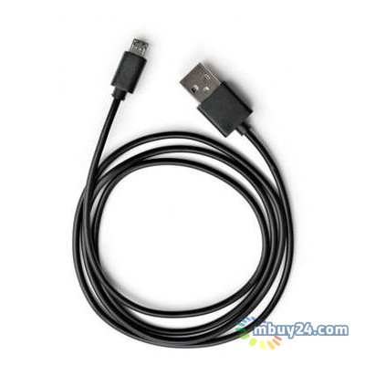 Дата кабель Vinga USB 2.0 AM to Micro 5P PVC 1 м black (VCPDCM1BK) фото №1