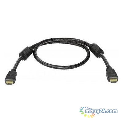 Кабель мультимедійний Defender HDMI - HDMI 1 м чорний (HDMI-03PRO) (87340) фото №1