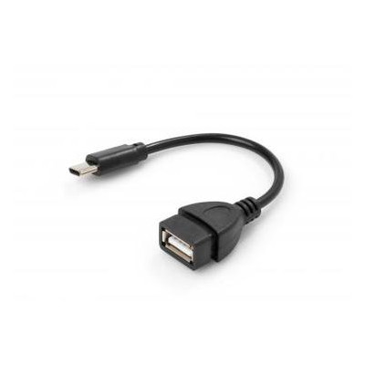 Дата кабель Vinga OTG USB 2.0 AF to Type-C чорний (VCPDCOTGTCBK) фото №1