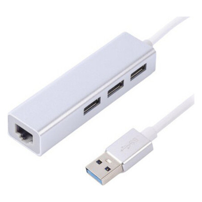 Перехідник Maxxter USB to Gigabit Ethernet 3 Ports USB 3.0 (NEAH-3P-01) фото №1