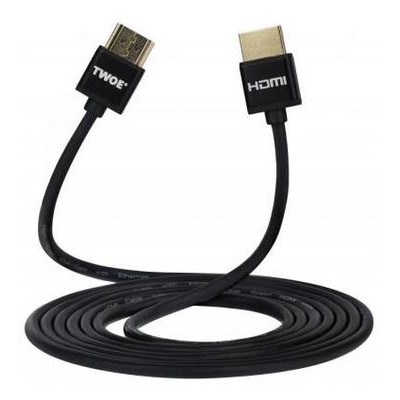 Відео кабель 2E HDMI - HDMI 2 м чорний (2EW-1119-2m) фото №1