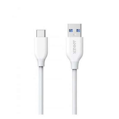 Дата кабель Anker Powerline V3 USB 3.0 AM to Type-C 0.9 м White (A8163H21/A8163G21) фото №1